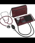 New Mabis Dual Head Combo Blood Press Kit Burgandy 1-260-071 -N5. Fixed Price $21.00.
