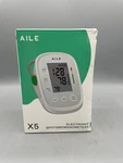 Blood Pressure Monitor,aile Machine Upper Arm Large, White New. Fixed Price $22.99.