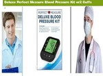 Deluxe Perfect Measure Blood Pressure Kit 2 Cuffs Irregular Heartbeat Detection. Fixed Price $81.98.